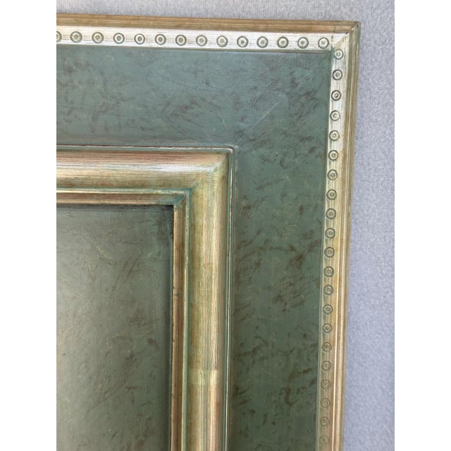 Vintage Howard Elliott Silver Verde Wall Mirror For Sale In Mobile - Image 6 of 10