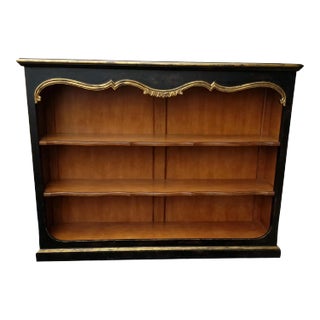 Late 20th Century Louis XV Style Solid Wood Bibliotheque For Sale