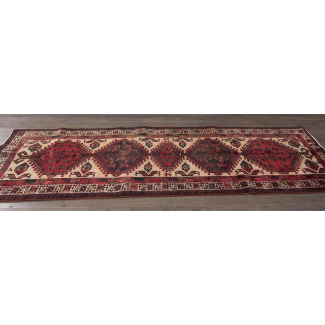 Traditional Vintage Persian Serab Rug, 3'3" X 10'8" For Sale - Image 3 of 8