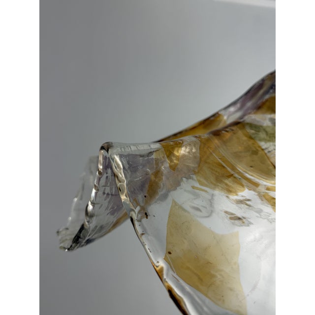 Large Murano Glass and Brass Chandelier from La Murrina, 1970s For Sale - Image 6 of 16