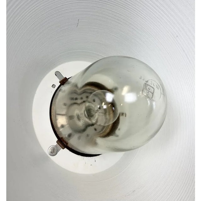 Industrial Explosion Proof Lamp with Aluminium Shade from Elektrosvit, 1970s For Sale - Image 11 of 13