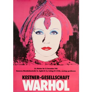 Andy Warhol the Star 1981 Original Vintage Poster For Sale