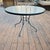 Metal Late 20th Century Wrought Iron Round Table With 4 Chairs For Sale - Image 7 of 9