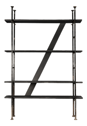 Architects Metal and Wood Shelf, 1920s