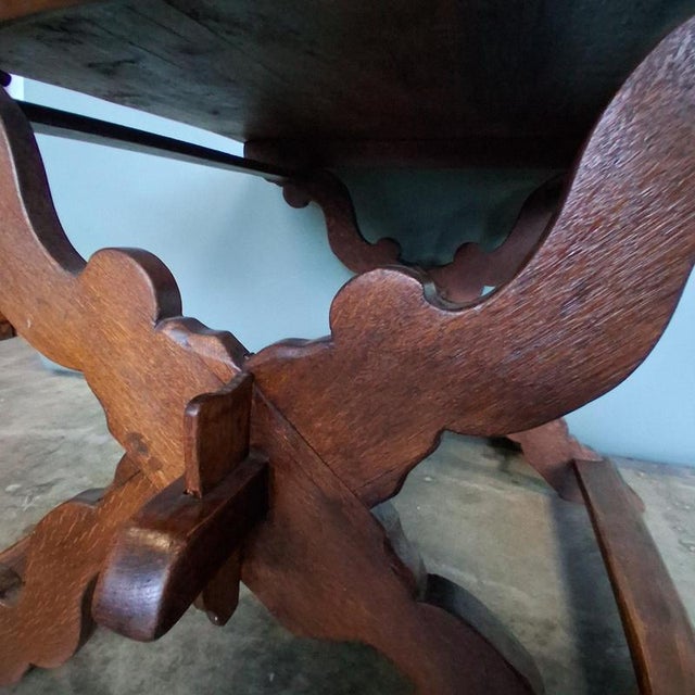 Antique Farmhouse Table in Oak, 18th Century For Sale - Image 13 of 18