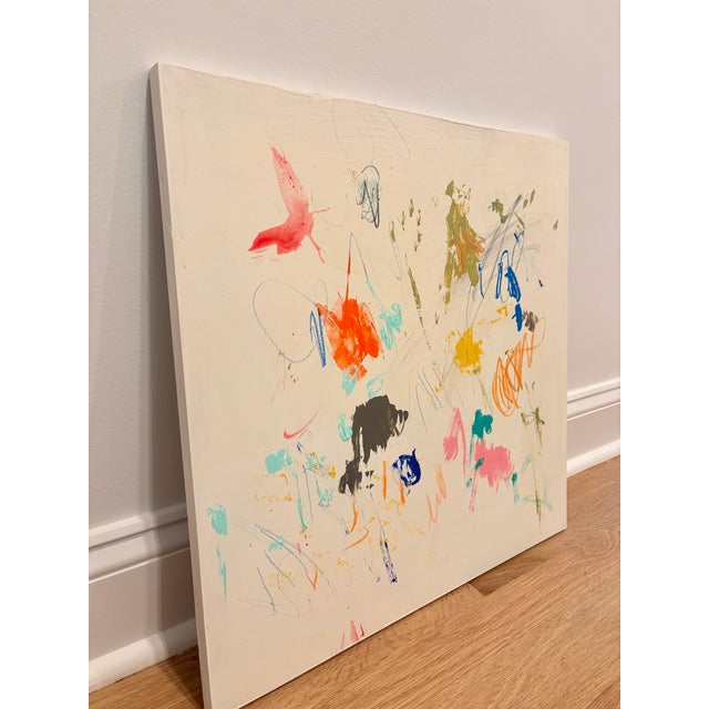2020s Sarah Trundle, Contemporary Abstract Painting, "Beautiful Distractions, No. 2" For Sale - Image 5 of 5