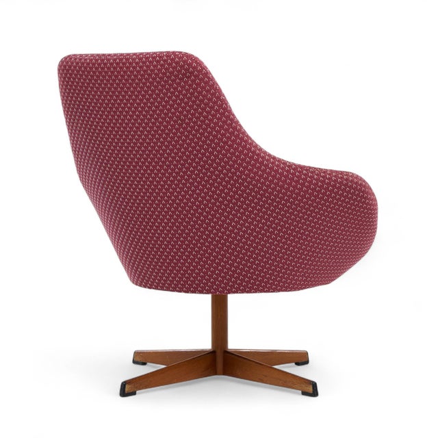 Dahléns Dalum Mid Century Swedish Teak Swivel Chairs - Pair For Sale - Image 10 of 12