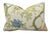 French Country Schumacher Arbre Chinois Botanical Linen Feather/Down Pillow For Sale - Image 3 of 6