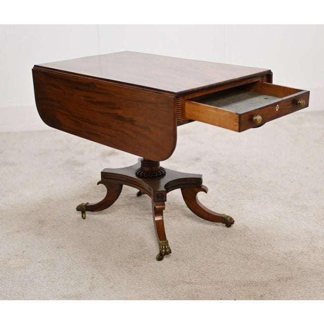 Regency Sutherland Table with Drop Leaf, 1820s For Sale - Image 6 of 16