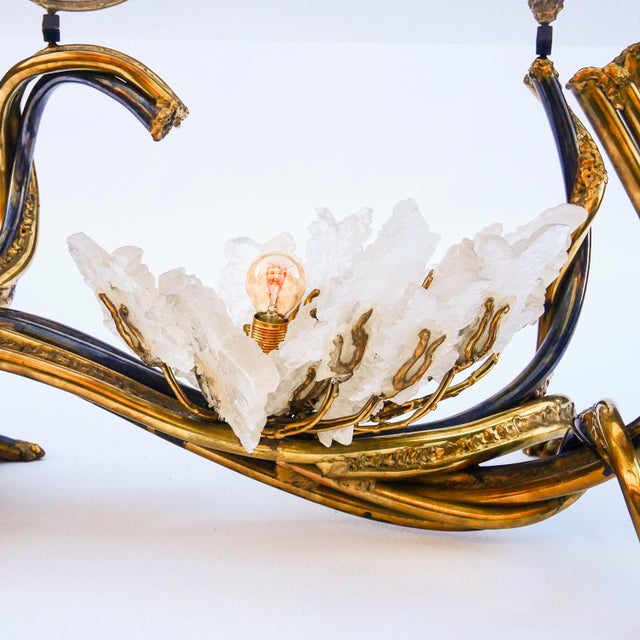 1970s Bouquet de Gypse Coffee Table by Richard Faure, Paris, France, 1980 For Sale - Image 5 of 10