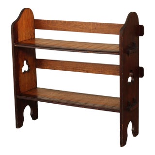 Antique Arts & Crafts Mission Oak Bookcase For Sale