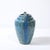 Art Deco Skyscraper Style Speckled Organic Blue Ceramic Vase Signed Pierrefonds For Sale - Image 9 of 13