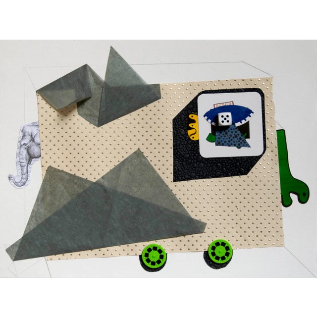 Animal, 2019 collage on paper 30 h x 40 w x 5.5 d cm wood frame with glass the artist’s collages describe a series of...