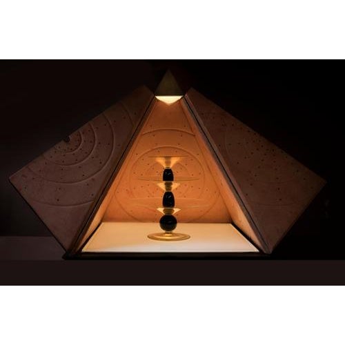 Leather Starry Pyramid by Oscar Tusquets, 2018 For Sale - Image 4 of 18