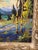 Harry Leonard Lopp Lakeside Landscape Oil Painting, Vintage For Sale - Image 10 of 12