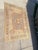 Beige Aubusson Flatweave Rug in Gold, Beige-Brown & Blue Florals For Sale - Image 8 of 12