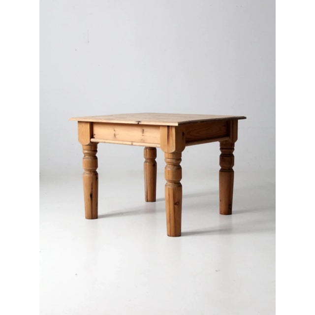 Antique Wooden Side Table For Sale - Image 9 of 9