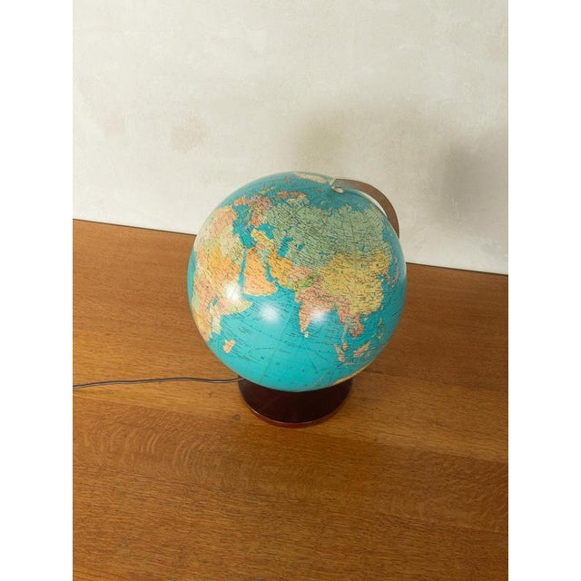 Vintage Illuminated Globe, Germany, 1970s For Sale - Image 4 of 9