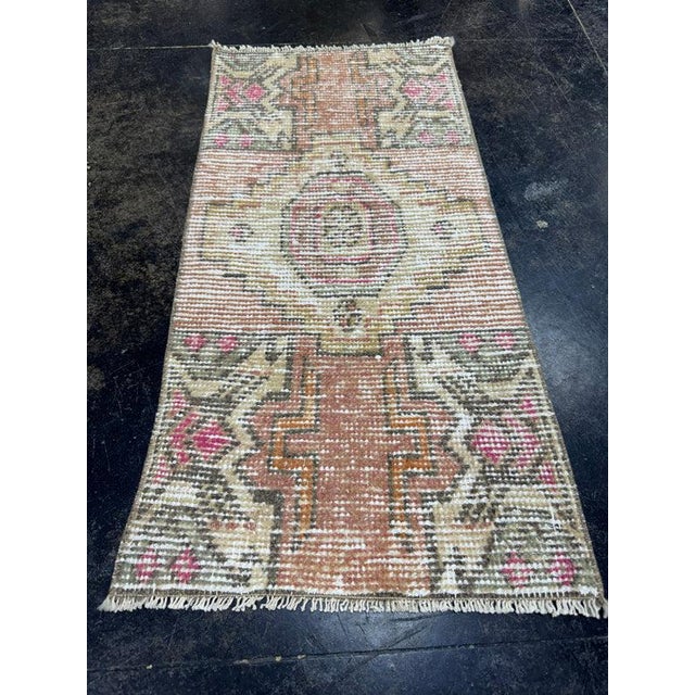 Turkish Yastik Rug 1'4" x 2'10" #23749 Explore a curated collection of hallway runners, wool rugs, and handmade...