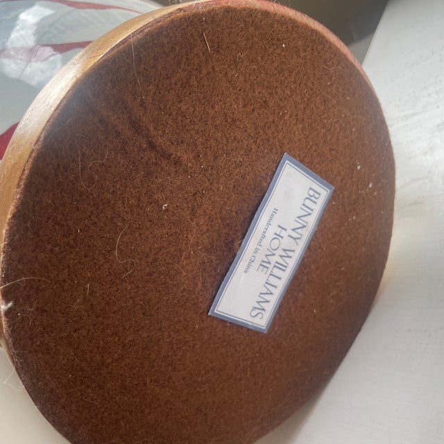 Bunny Williams Red Marbleized Lamp For Sale In New York - Image 6 of 9