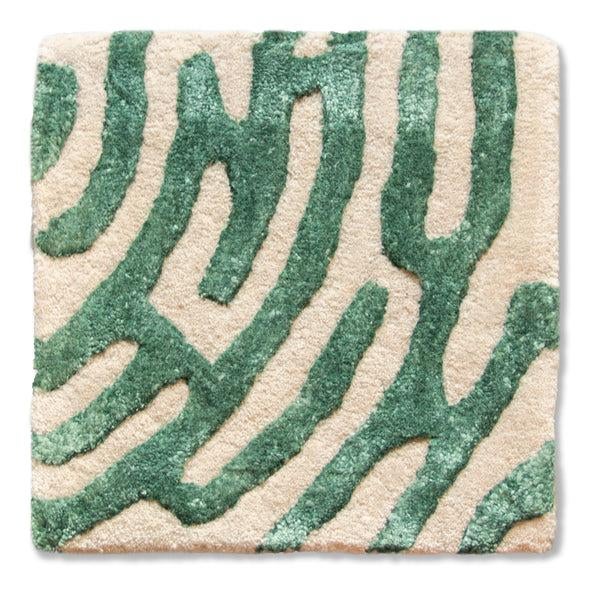 Not Yet Made - Made To Order Amiens Hand-Tufted Maze Rug, Boxwood Green, 6x9 For Sale - Image 5 of 5