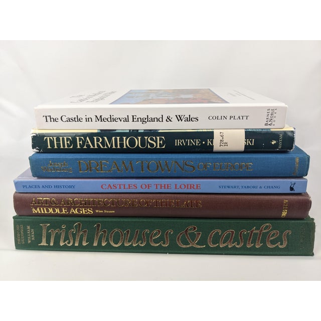 Rustic European Set of 6 Vintage European Castles, Historic Houses & Architecture Books For Sale - Image 3 of 14