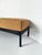Cognac-Colored Alcantara Bench, 1980s For Sale - Image 4 of 8