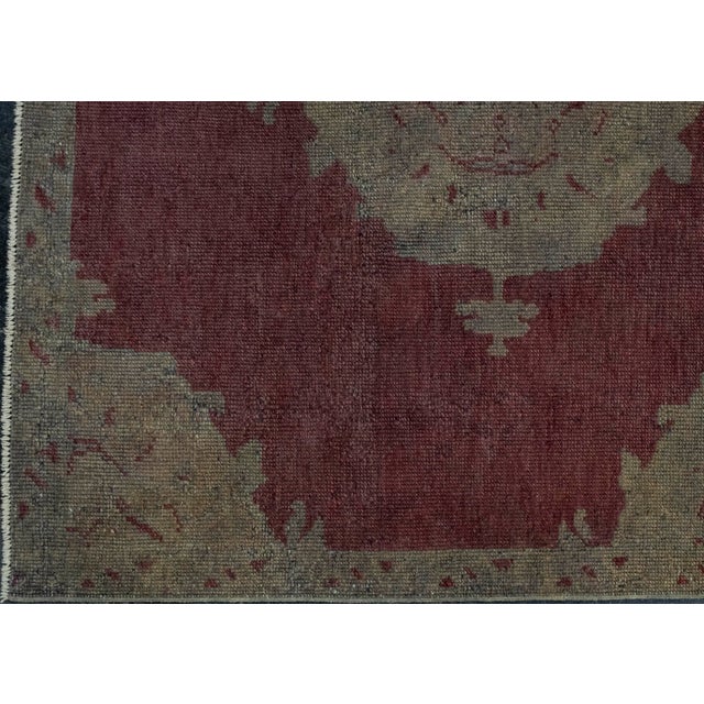 Turkish Oushak Rug 6'10" x 12'9" #18689 For Sale - Image 4 of 8