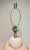 Mid-Twentieth Century Creme and White Ceramic Table Lamp For Sale - Image 9 of 12