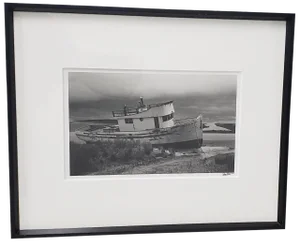 Richard Blair Photograph "Shipwrecked Boat - Tomales Bay" C.2000