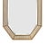 Mid-Century Modernist Octagonal & Tiered Segmented Giltwood Mirror For Sale - Image 4 of 12