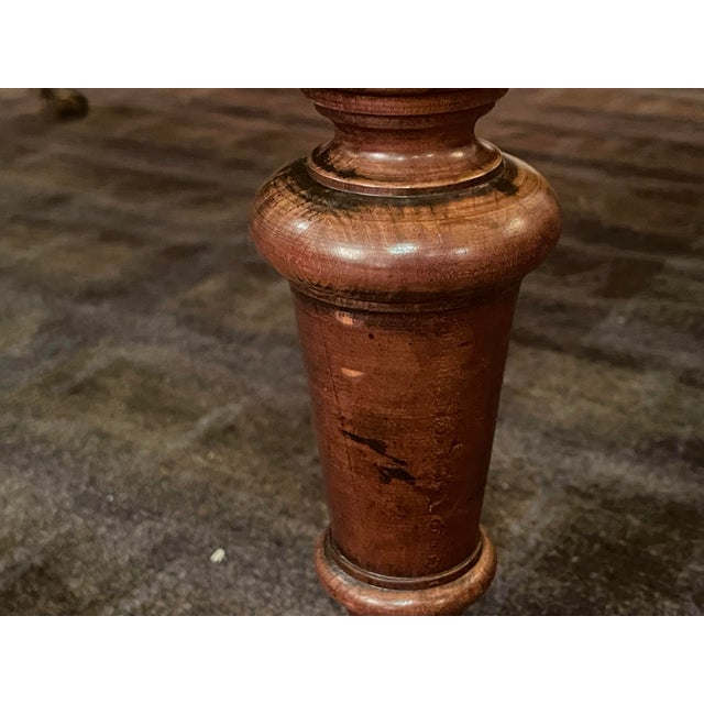 Oscar De La Renta for Century Upholstered Ottoman With Brass Casters For Sale - Image 11 of 11