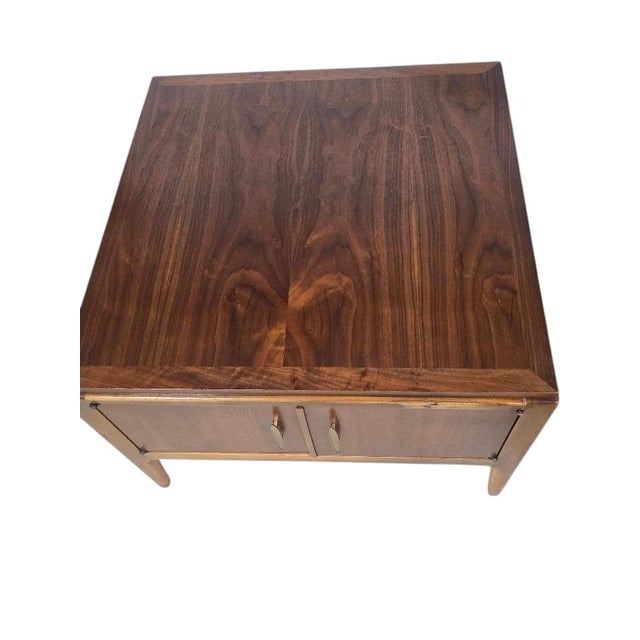 Mid 20th Century Lane Mid-Century Modern Walnut Cabinet End Table | Style 997-92 For Sale - Image 5 of 8