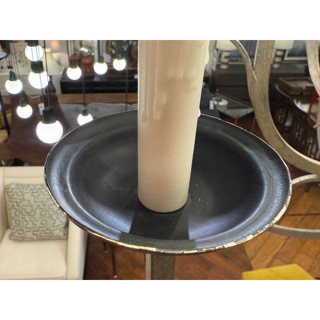 Silver Dessin Fournir Keuning #6037 Large Chandelier For Sale - Image 8 of 12