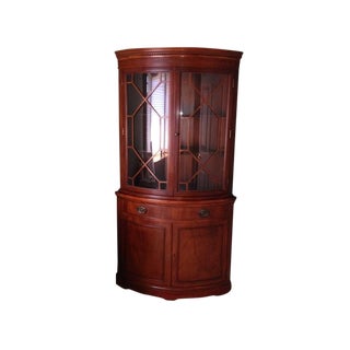 Drexel Mahogony Corner Cabinet For Sale