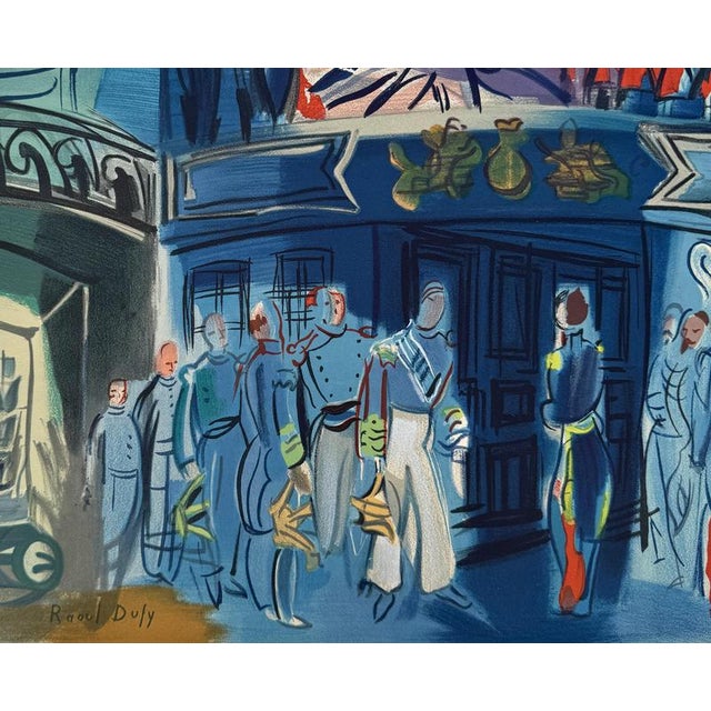 Mid 20th Century Raoul Dufy, Painter in His Studio, 1969, Lithograph For Sale - Image 5 of 6