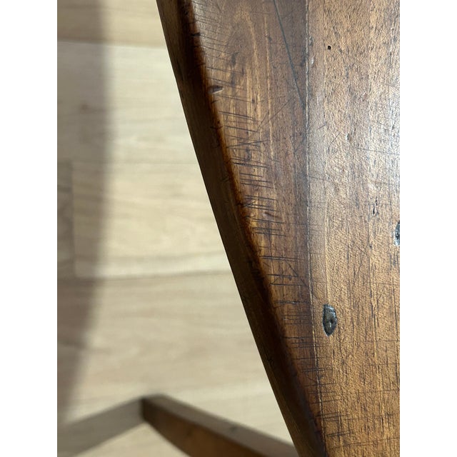 Mid 19th Century Antique c.1860 French Walnut Oval Table For Sale - Image 5 of 8