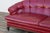 Mid-Century Modern Monteverdi-Young Mid-Century Modern Tufted Ruby Red Leather Sofa, 1973 For Sale - Image 3 of 18