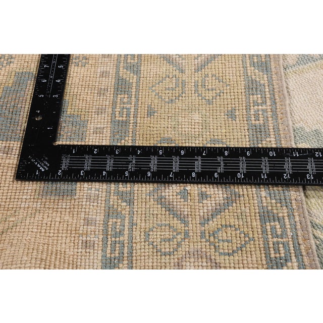 Textile Vintage Turkish Oushak Rug, 05'02 X 09'10 For Sale - Image 7 of 10