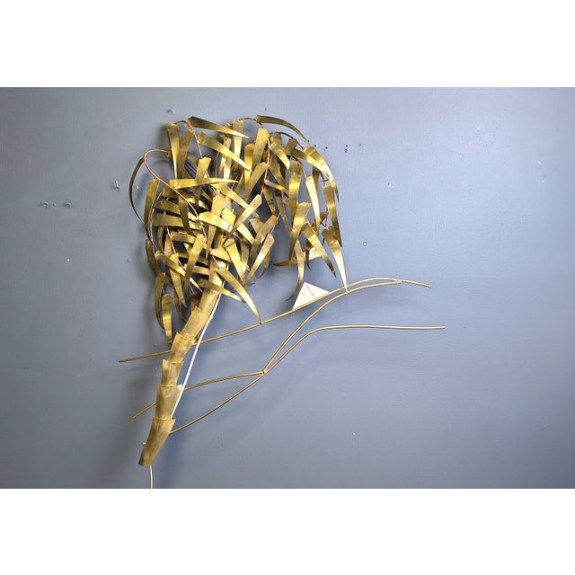 Palm Tree Wall Light from Daniel Dhaeseleer, 1970s For Sale - Image 10 of 10