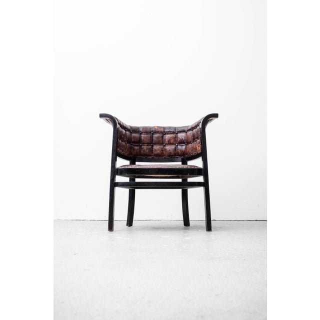 Antique Art Nouveau Armchairs by Marcel Kammerer for Gebrüder Thonet, 1910, Set of 2 For Sale - Image 9 of 18