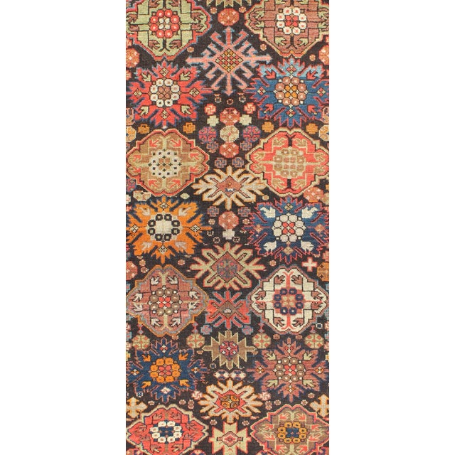 Late 19th Century Late 19th Century Antique Caucasian Rug With All-Over Multi-Colored in Large All Over Pattern For Sale - Image 5 of 6