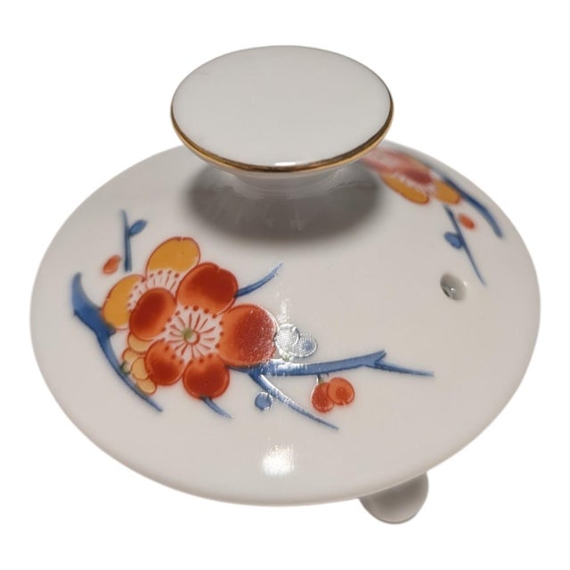 Vintage Japanese Imari Style Porcelain Demitasse Coffee Service by Andrea by Sadek - Set of 13 For Sale In Boston - Image 6 of 14