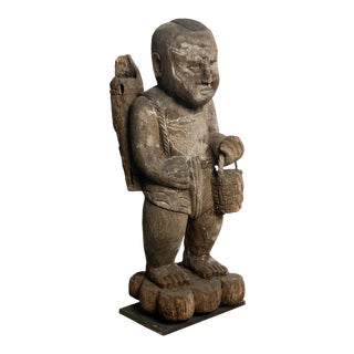 1900 Antique Southeast Asian Workman Carving For Sale