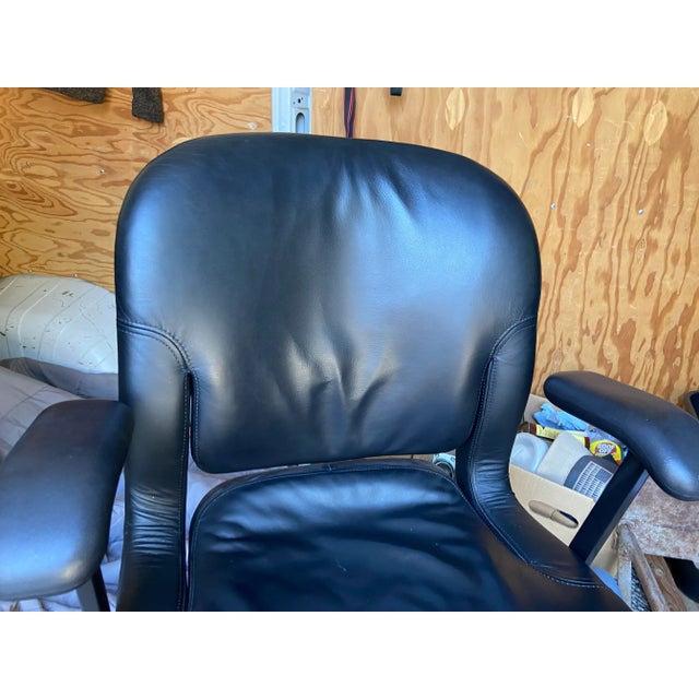 Vintage Herman Miller Equa Leather Office Chair For Sale In Sacramento - Image 6 of 10
