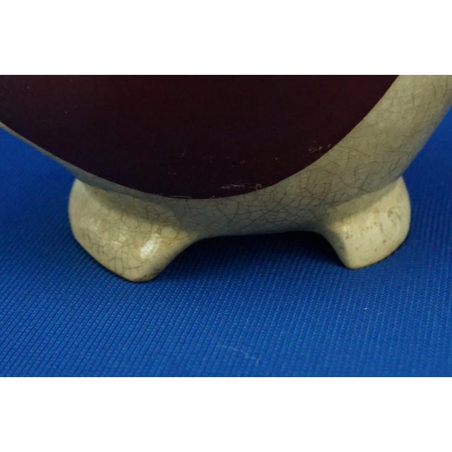 Small Zoomorphic Jug in the Shape of a Penguin in Glazed and Vitrified Ceramic by Marcel Sandoz, 1930s For Sale - Image 15 of 18