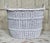 Large Handwoven English Willow Log and Storage Basket, 1920 For Sale - Image 3 of 6
