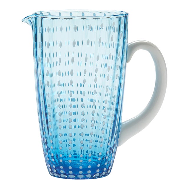 Zafferano Perle Carafe - Aquamarine For Sale