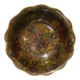 Vintage Cloisonne Bowl For Sale