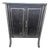 Vintage Industrial Cabinet in Steel Cabinet with Glass Top, Pre-1900s For Sale